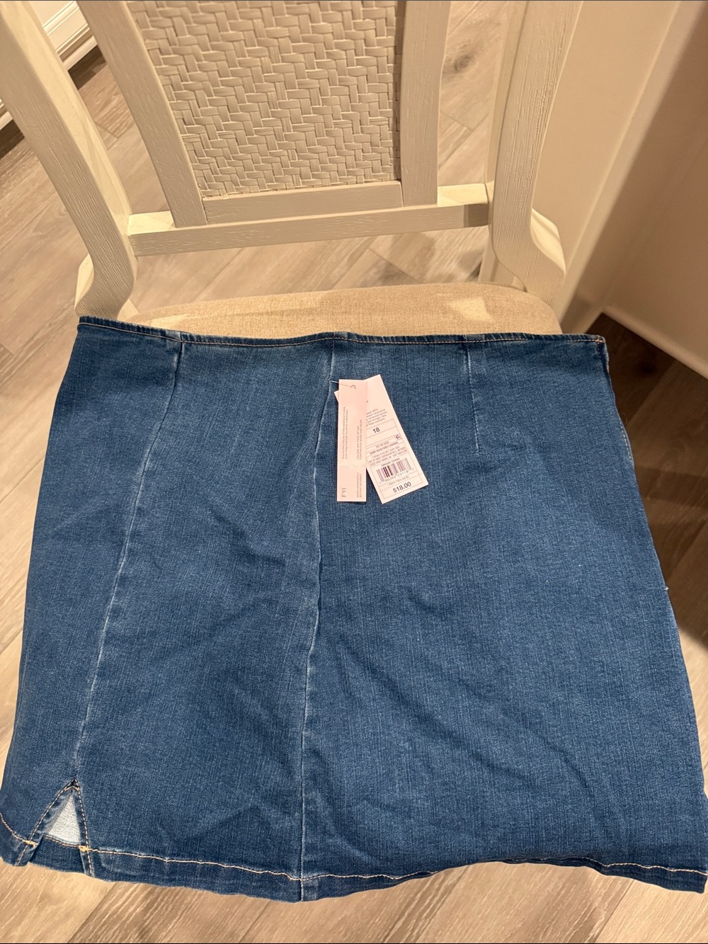 wild fable Blue Denim Mini Skirt